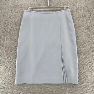 Calvin Klein Light Gray Pencil Skirt